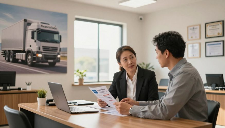 comprar caminhão financiado