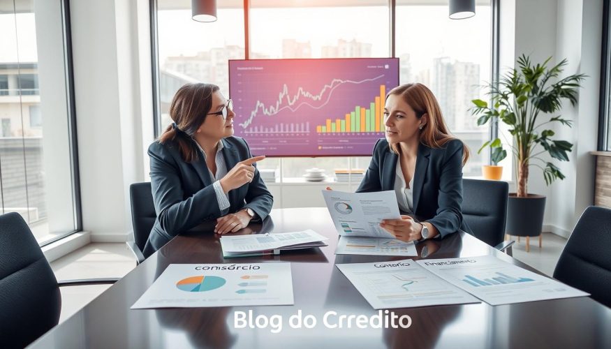 consórcio ou financiamento